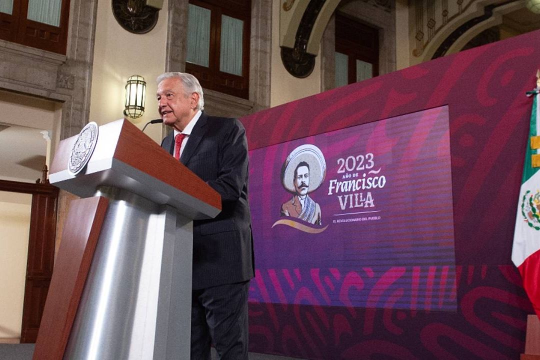 El presidente Andrés Manuel López Obrador ofrece su conferencia mañanera