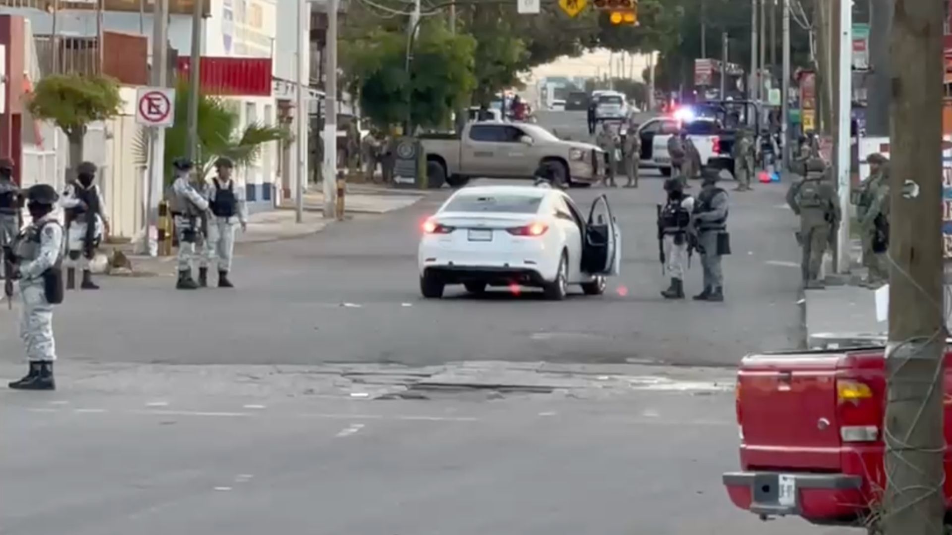 Registran balacera en Culiacán tras persecución