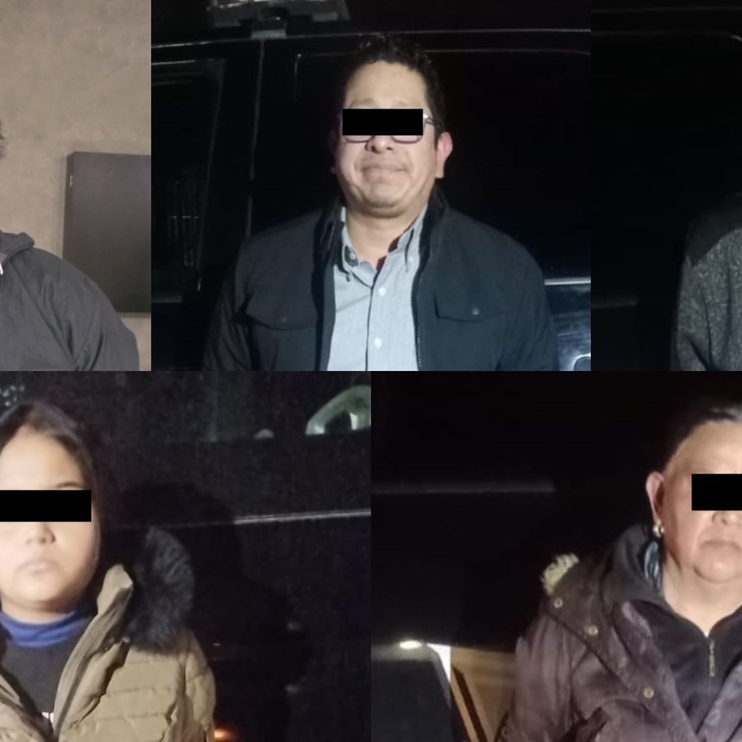 Familia detenida