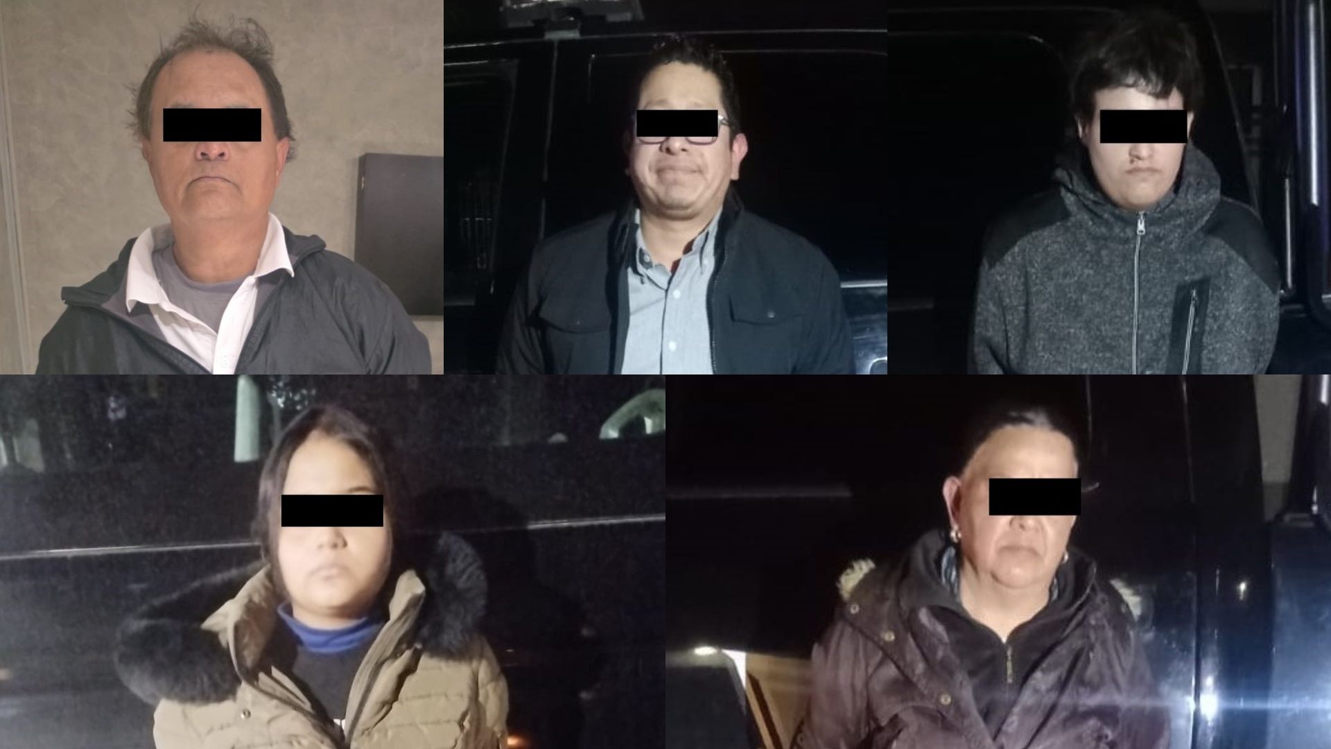 Familia detenida