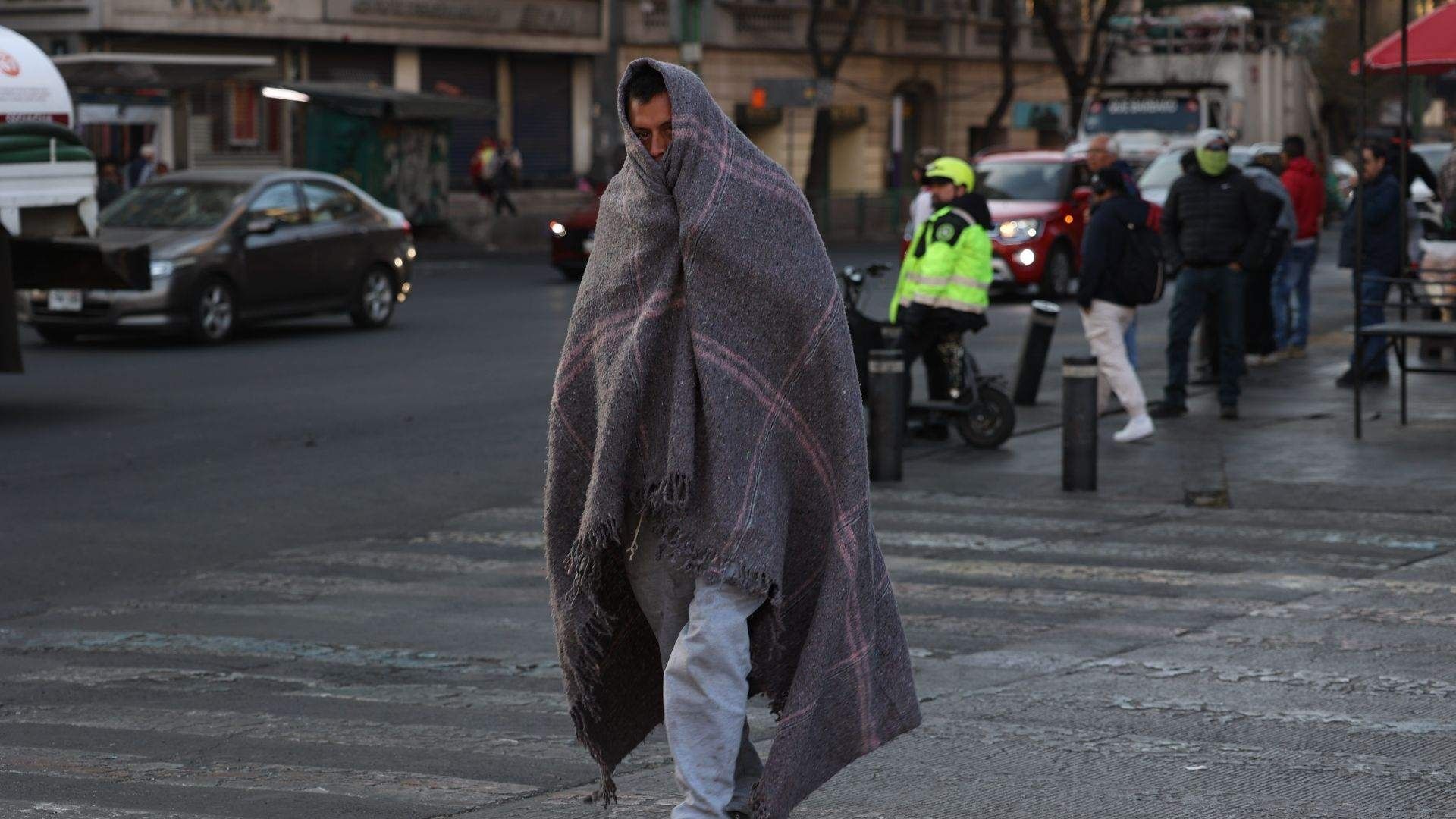 Intenso frío en la CDMX