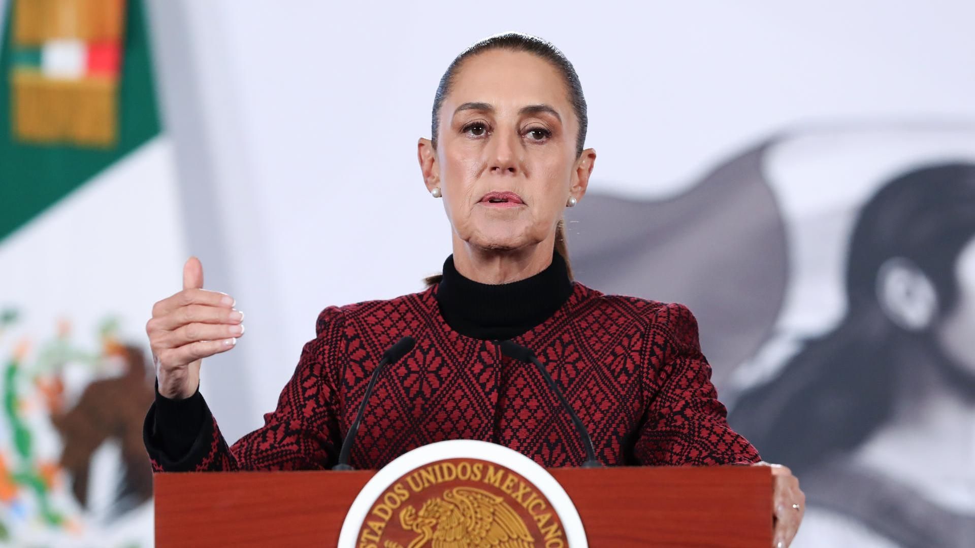 La presidenta Claudia Sheinbaum