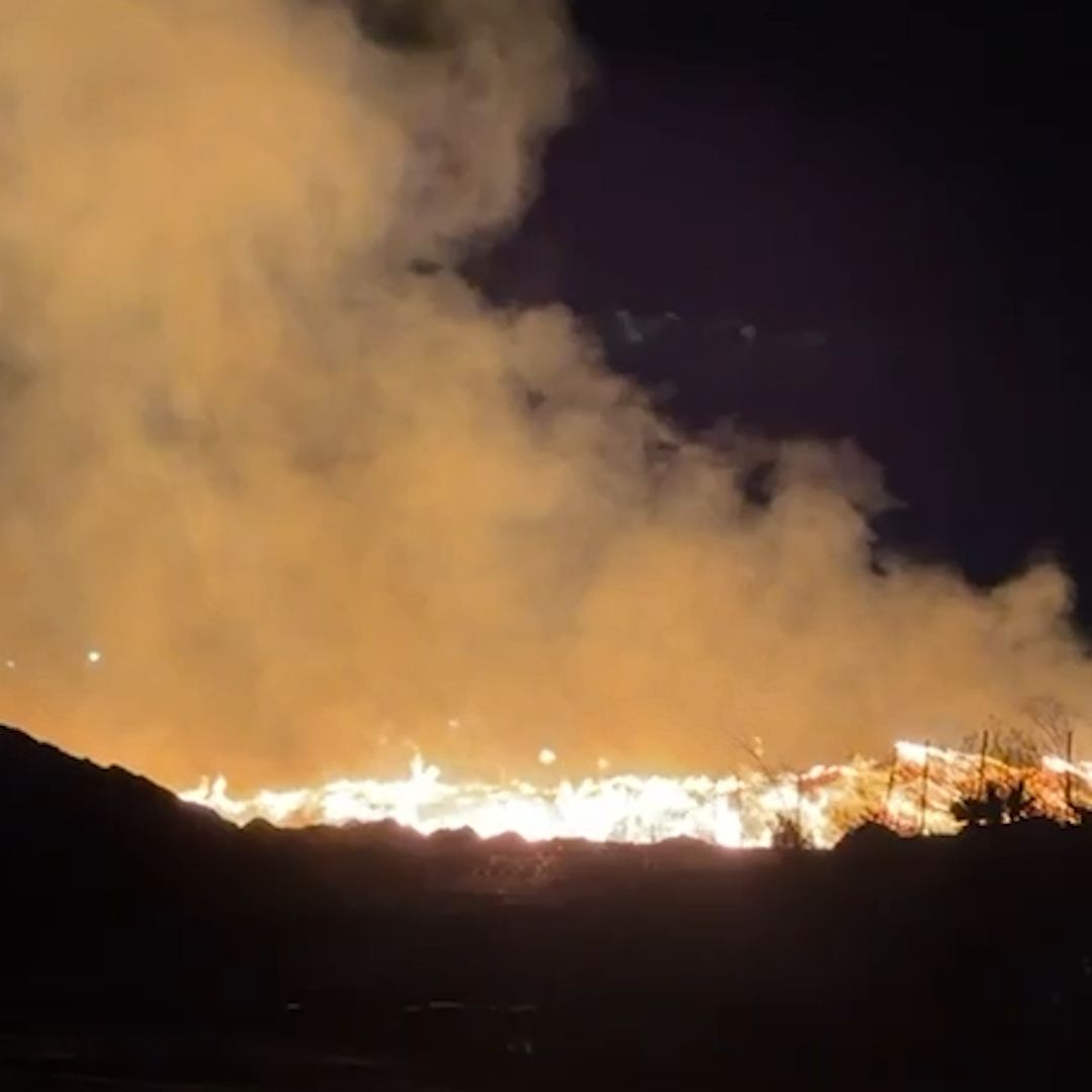 Fuerte Incendio en Empresa Procesadora de Aserrín Moviliza a Bomberos en Zona Este de Tijuana