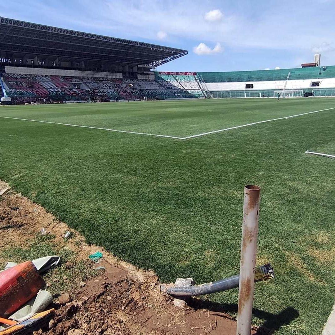 Así luce actualmente el estadio Ramón Tahuichi Aguilera, ubicado en Santa Cruz, previo al partido Bolivia vs México.
