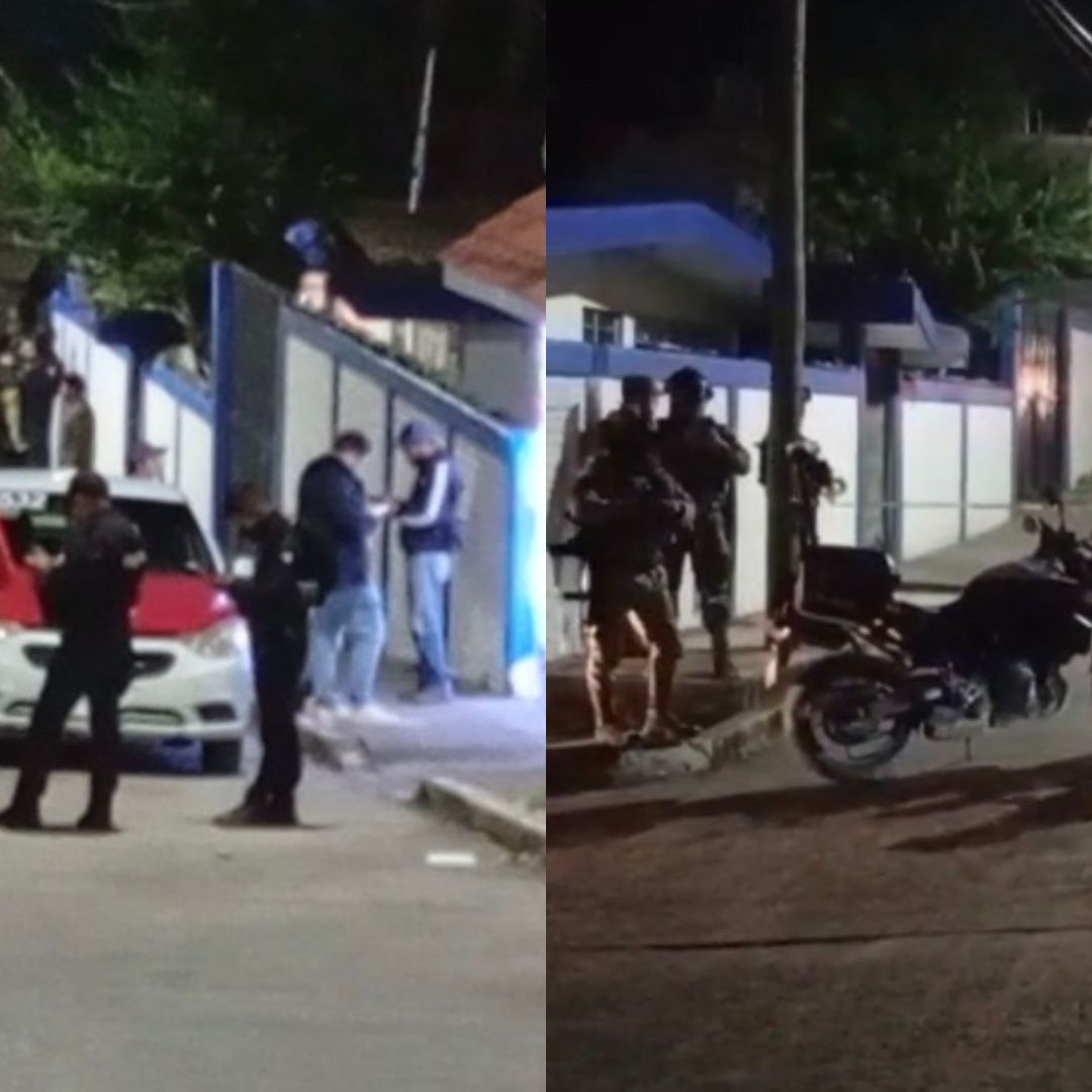 Activan operativo de seguridad tras ataque armado contra un sitio de taxis denominado "Platinum", ubicado en la colonia Benito Juárez en Tuxpan, Veracruz