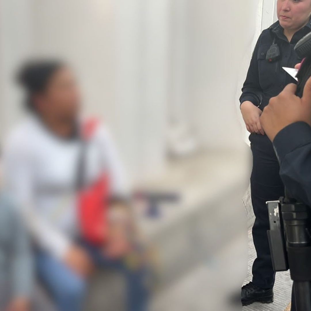 Rescatan a niño en garita centro de Mexicali, Baja California