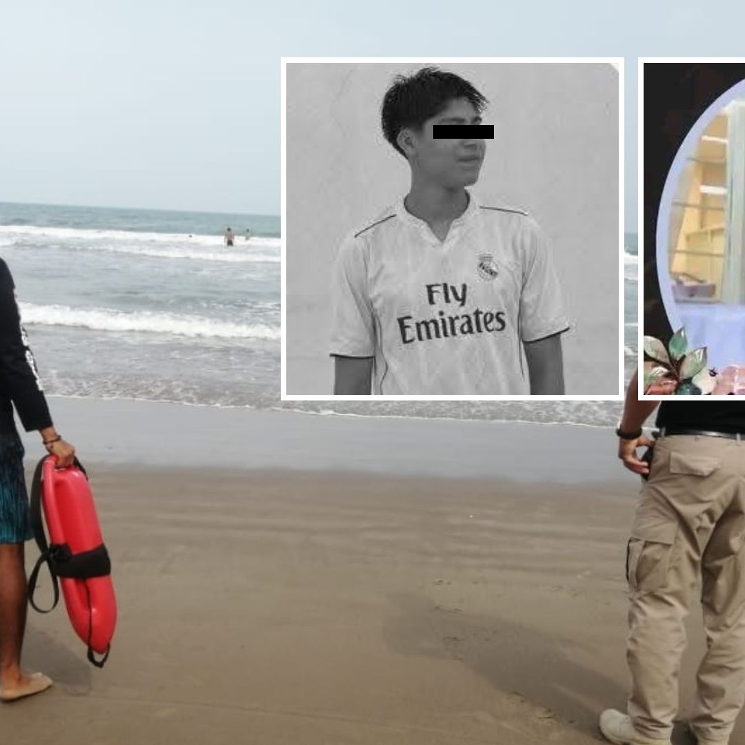 Dos Adolescentes Ahogados Muertos Poblanos Teziutlán Puebla en Playa Costa Esmeralda Veracruz