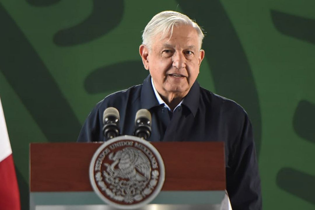 El presidente Andrés Manuel López Obrador ofrece su conferencia mañanera en Nayarit