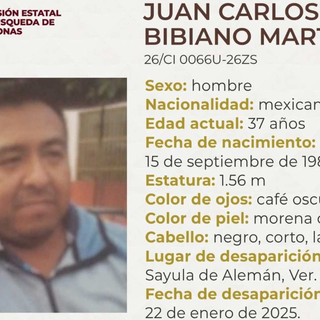 Emiten Ficha de Búsqueda de Taxista Juan Carlos Bibiano Martínez Sayula de Alemán Acayucan Veracruz Taxi Incendiado