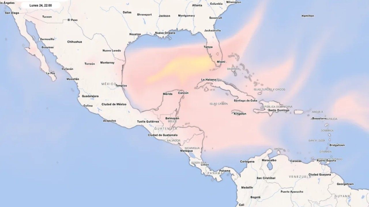 Atardeceres rojizos en Campeche por el polvo del Sahara