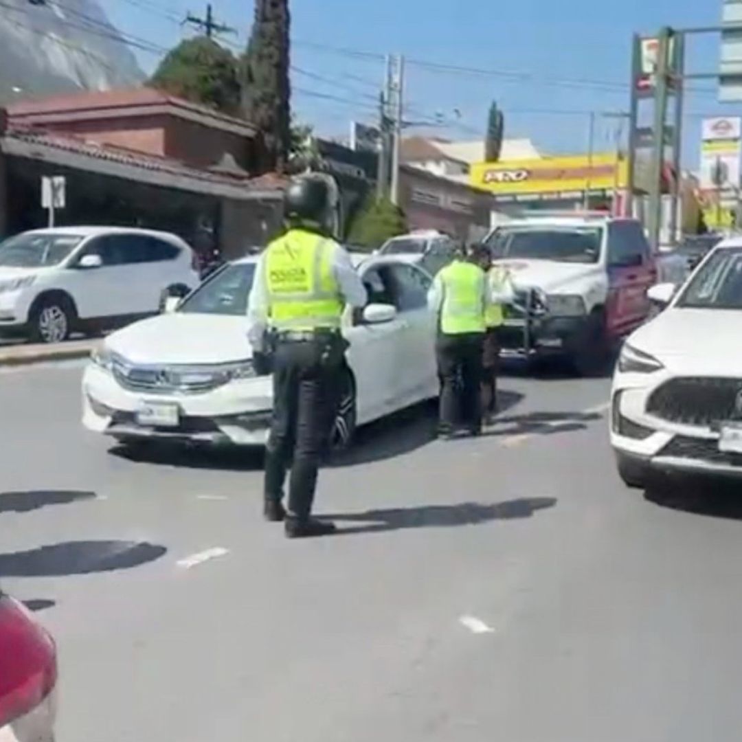 Accidente avenida Paseo de los Leones
