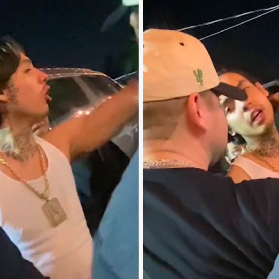 Asistentes captaron a Natanael Cano discutiendo con personal seguridad de un concierto en Tijuana