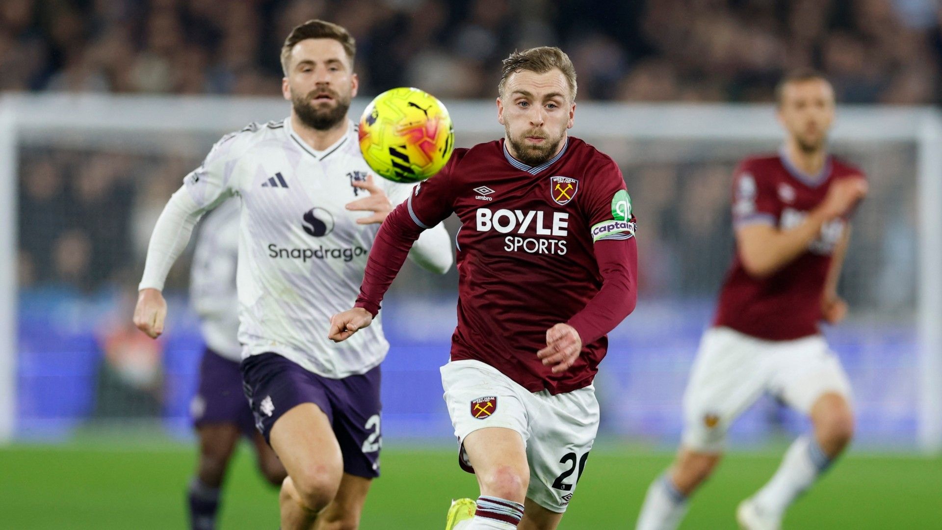 El West Ham le plantó cara al Manchester United en el Estadio Olímpico de Londres.