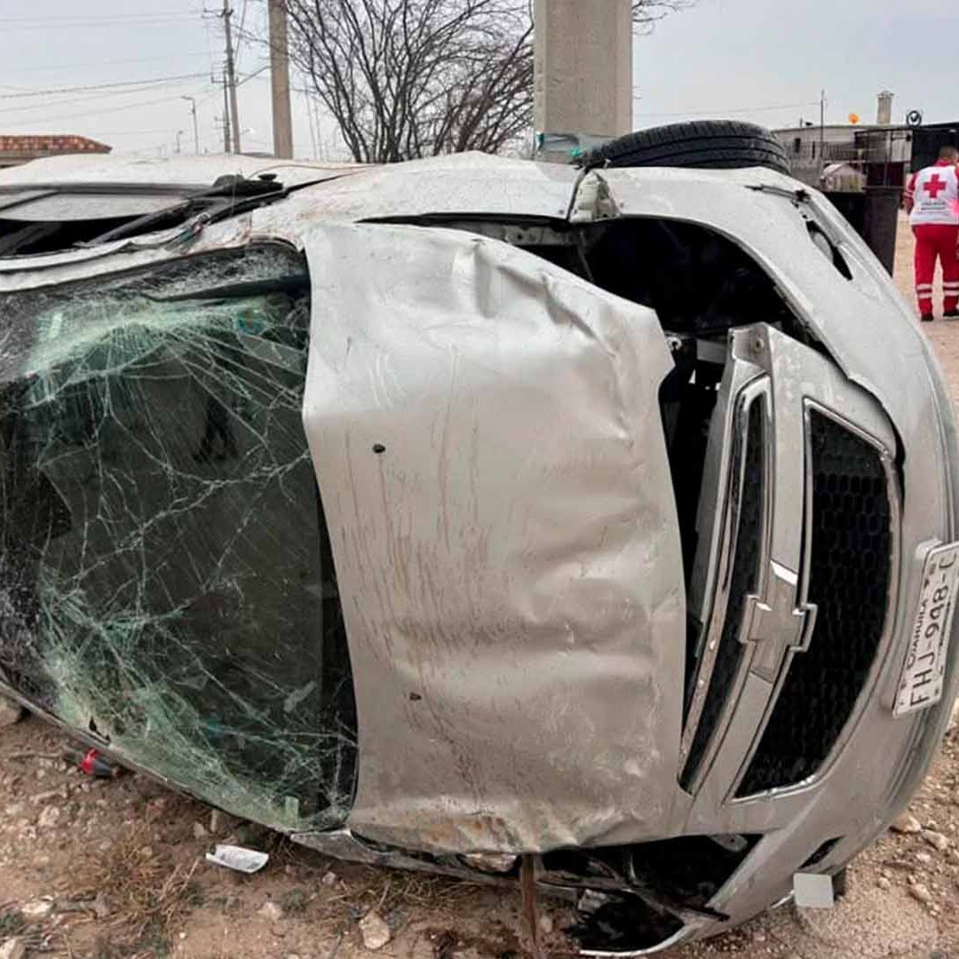 Muere Joven de 19 Años en Accidente Volcadura en Acuña