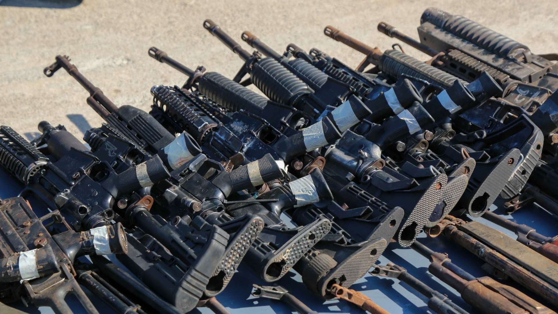 Militares destruyen armas de fuego decomisadas en Guerrero en diciembre 2025. Foto: Cuartoscuro | Archivo