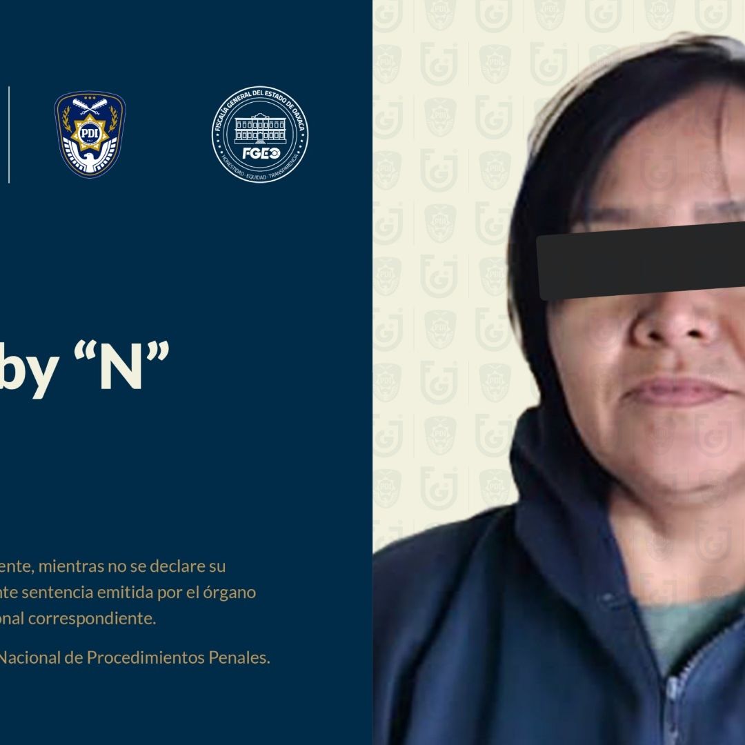 Ficha de Gaby 'N' luego de ser detenida