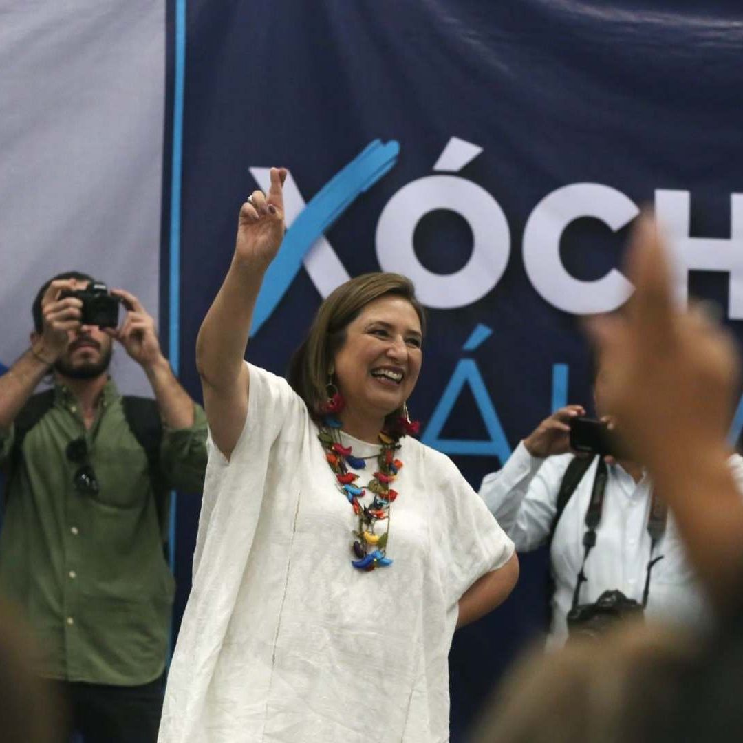Xóchitl Gálvez durante su visita a Morelos el pasado 19 de julio