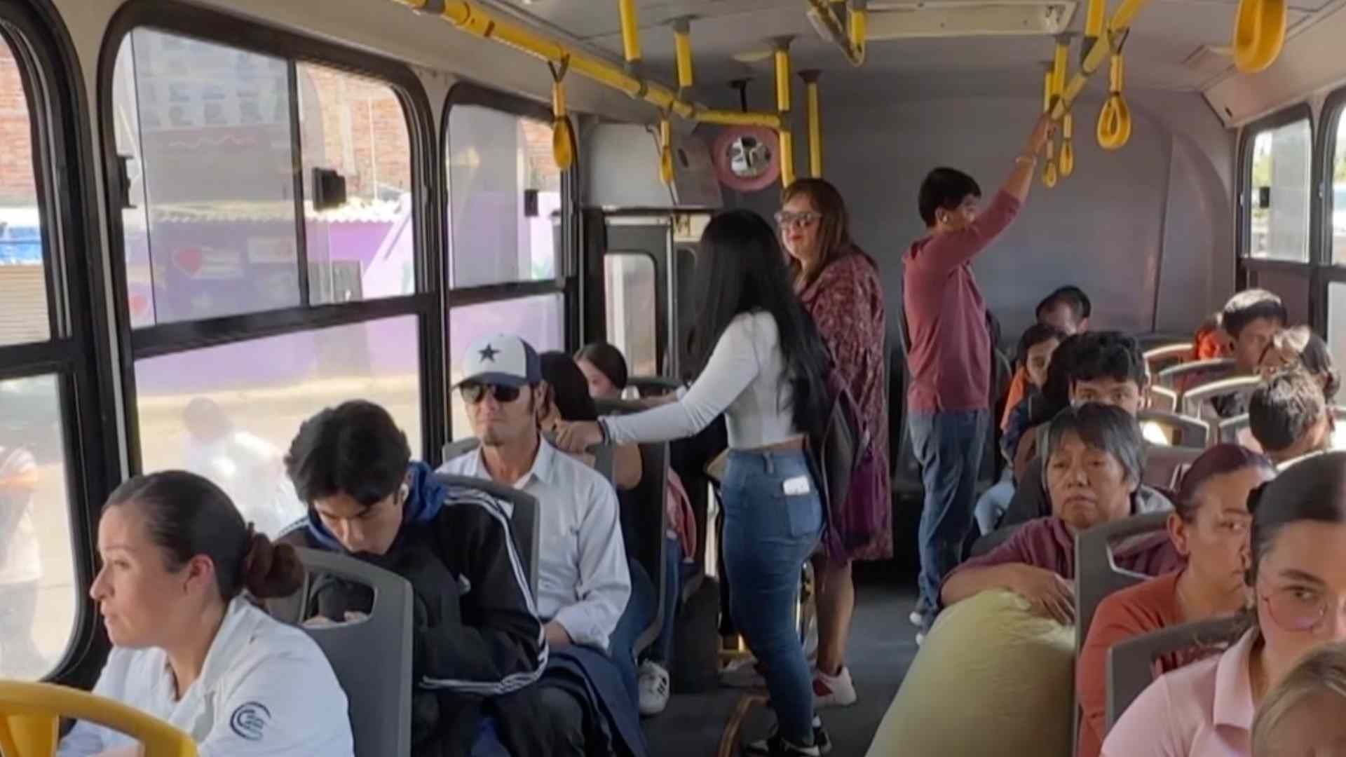 Pago de transporte en el AMG