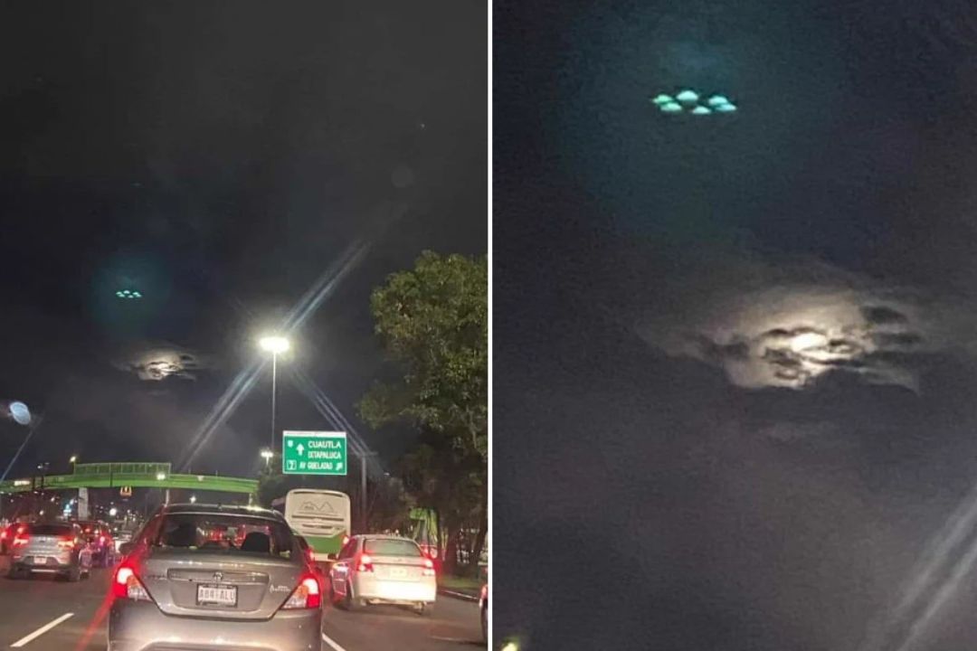 ¿OVNI Sobrevuela Calzada Ignacio Zaragoza en CDMX?