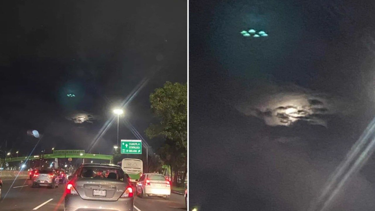 ¿OVNI Sobrevuela Calzada Ignacio Zaragoza en CDMX?