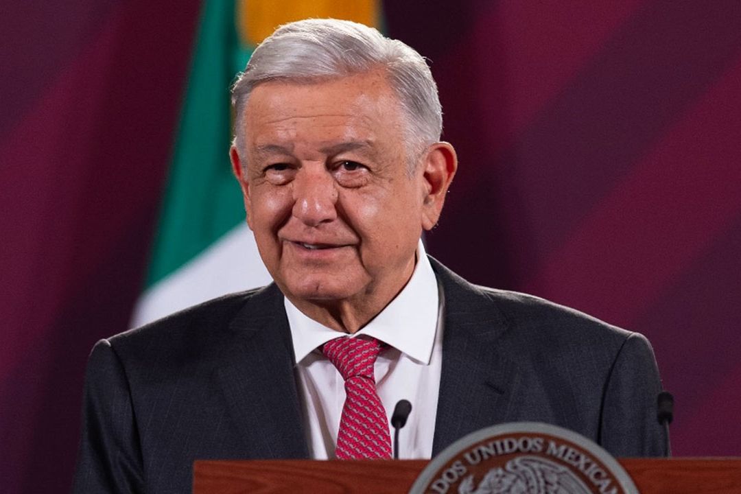 El presidente Andrés Manuel López Obrador ofrece su conferencia mañanera