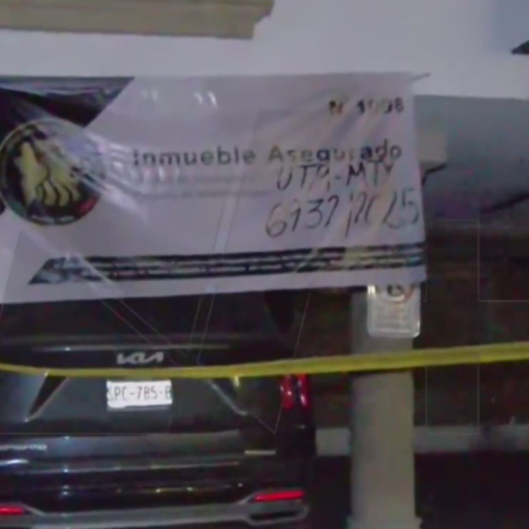 Inmueble asegurado por la Fiscalía de Nuevo León