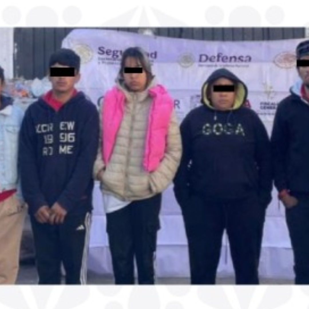 Detenidos Siete Integrantes Banda Narcomenudista Los Cachimberos de Moyotzingo San Martín Texmelucan Puebla