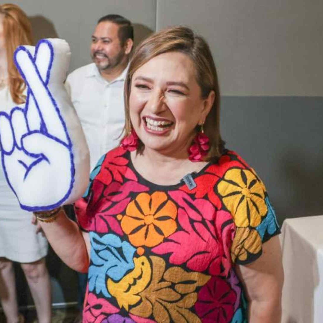 Xóchitl Gálvez en su gira por Sinaloa.