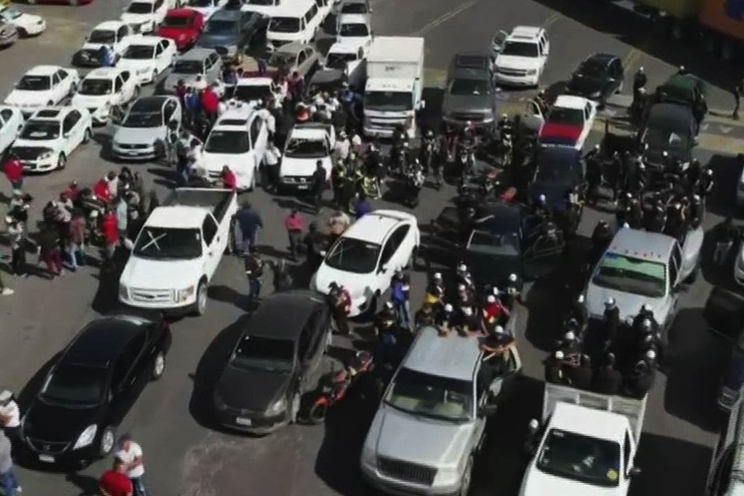 Protestas de transportistas del Estado de México