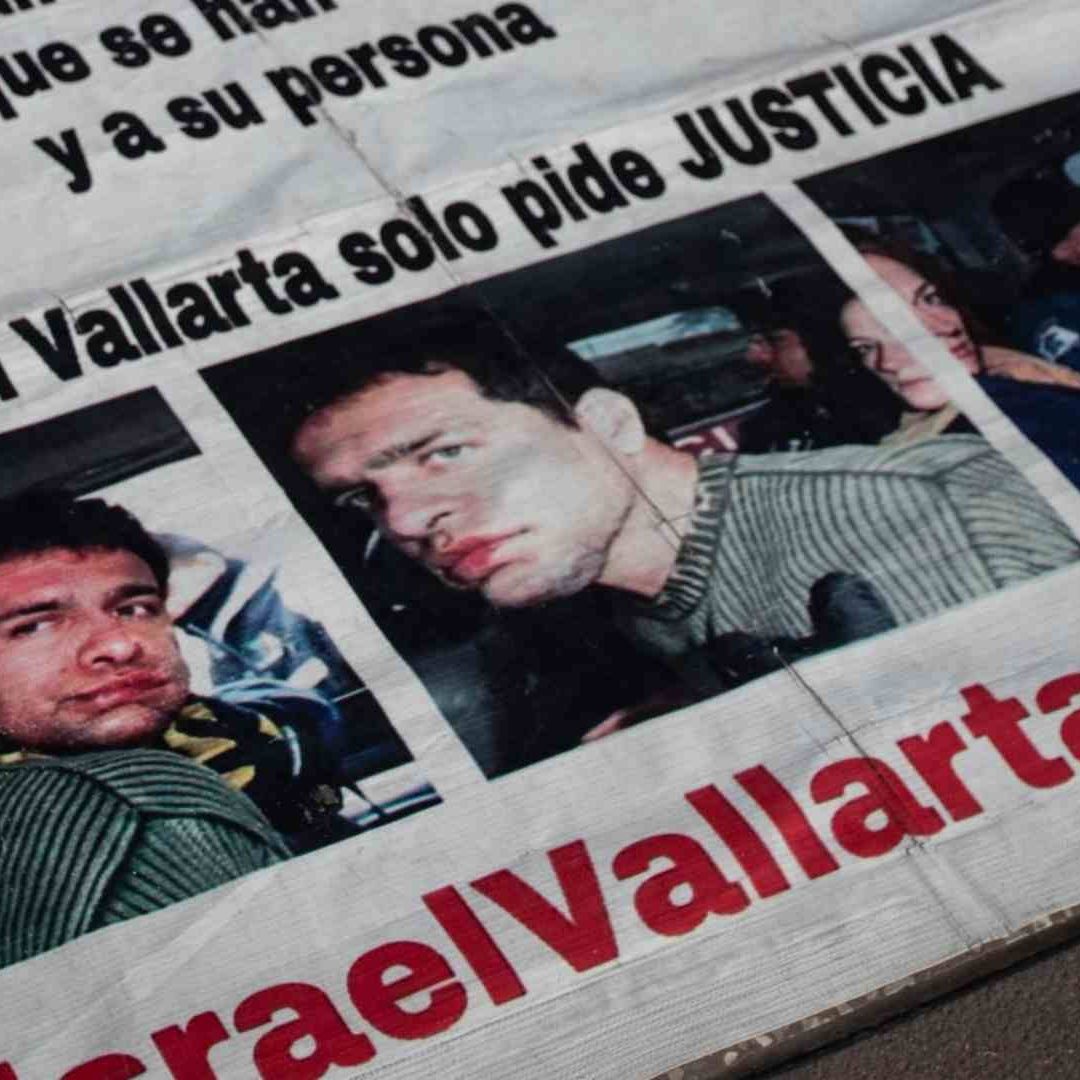 La familia de Israel Vallarta ha protestado para obtener su libertad.