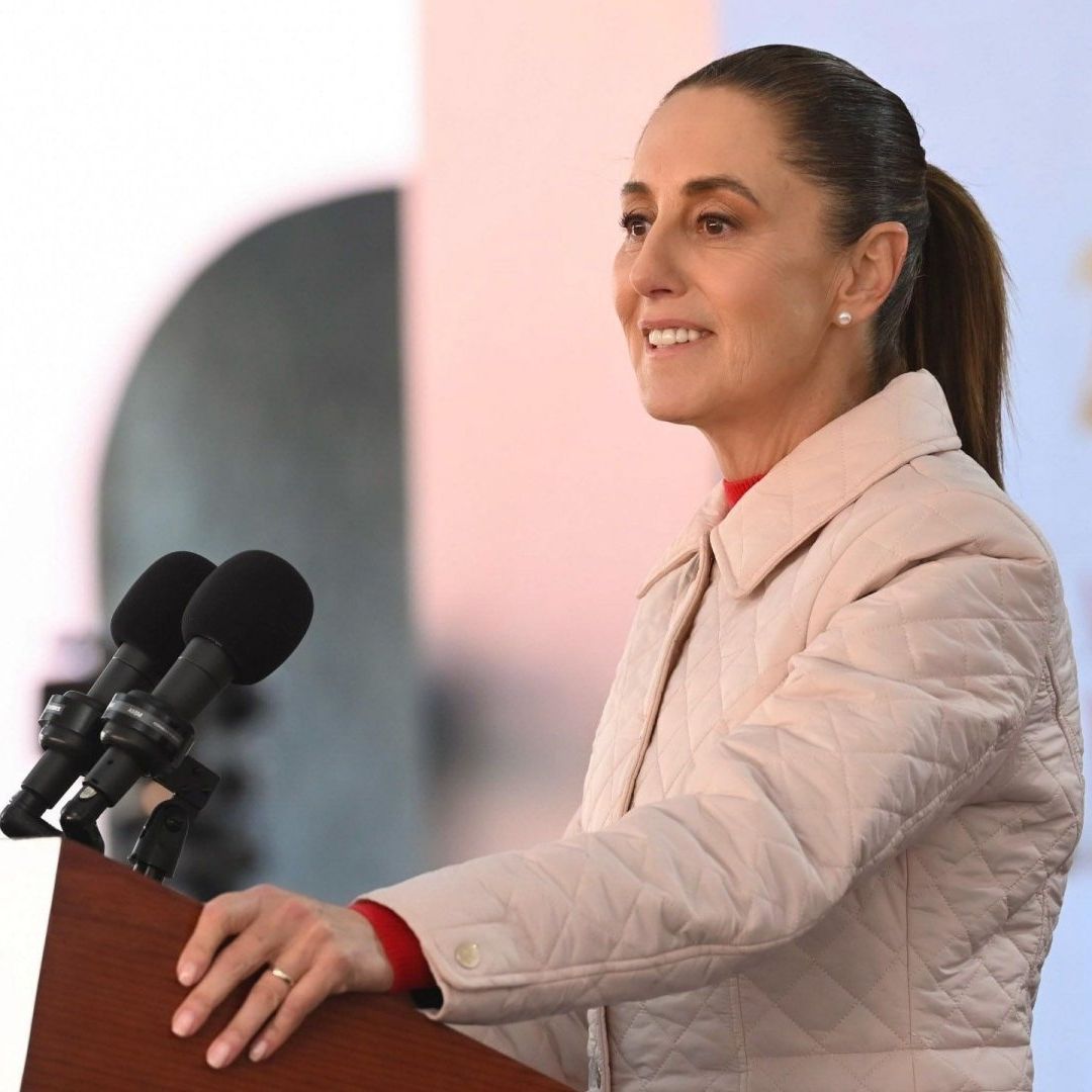 Claudia Sheinbaum durante conferencia de prensa
