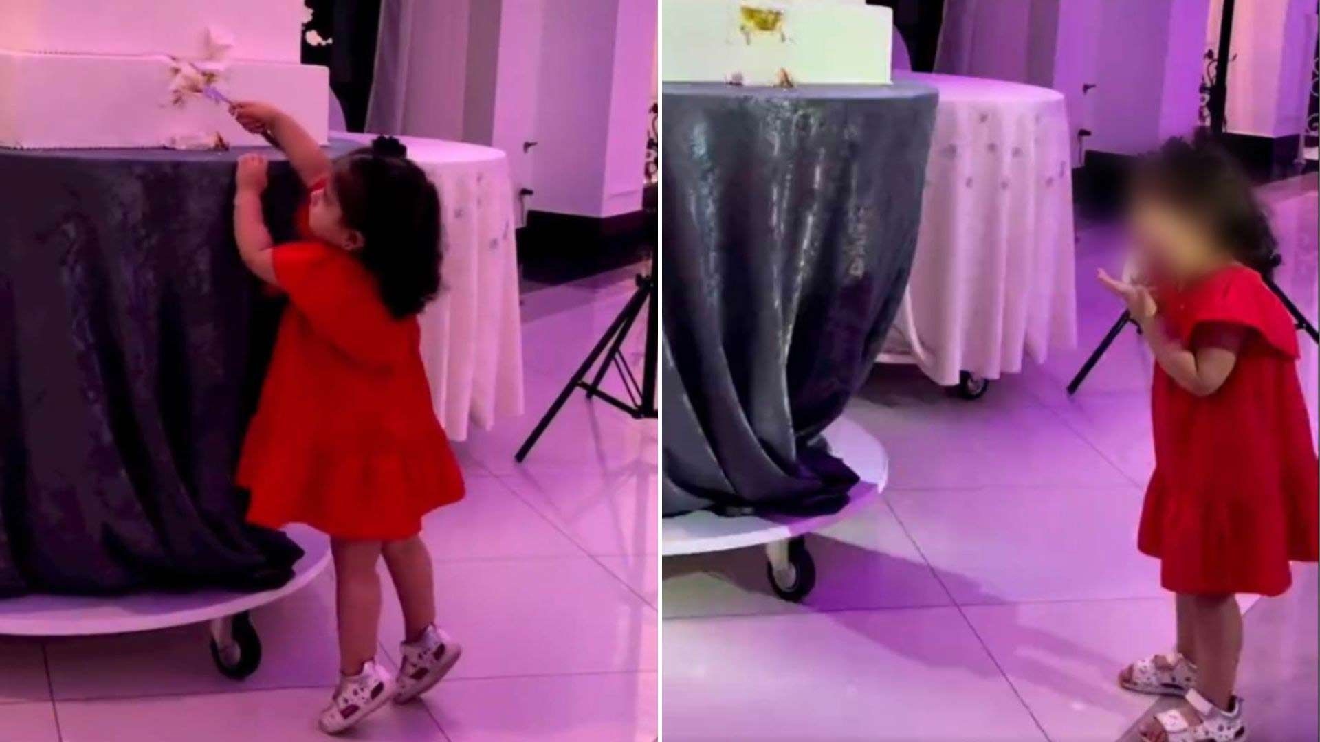 Niña Arruina Pastel de Boda en Sonora y se Hace Viral en Redes