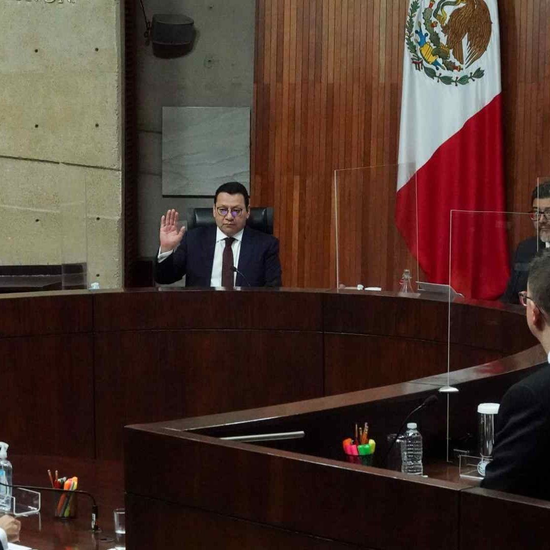 Sesión del Tribunal Electoral el pasado 27 de abril