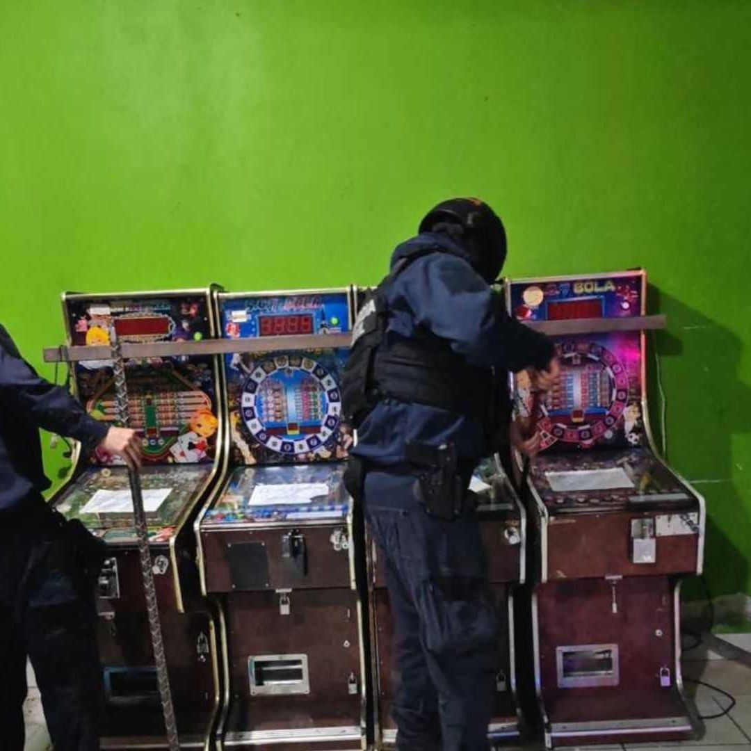 Aseguran 107 Máquinas Tragamonedas en Michoacán