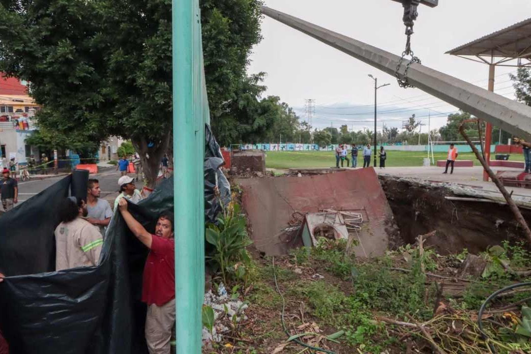 Socavón Gigante en la Gustavo A. Madero