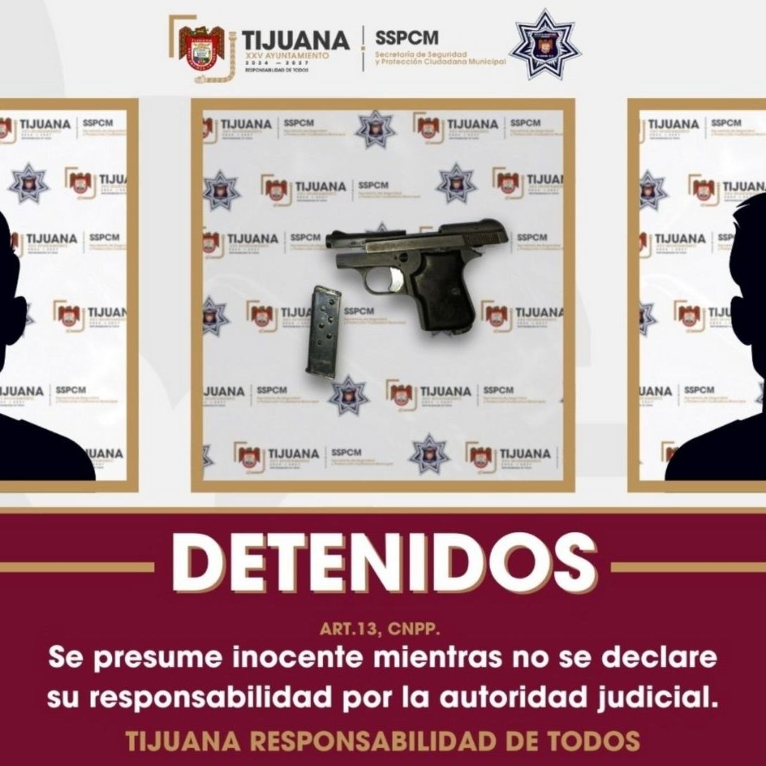 Menor es Asegurado con un Arma de Fuego Dentro de Secundaria General 89 en Tijuana