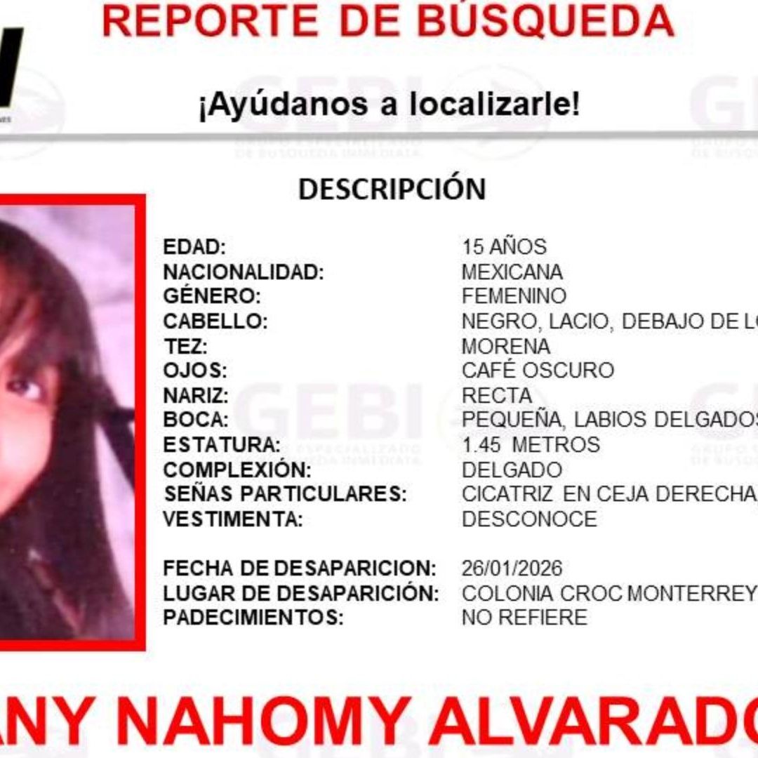 Ficha de búsqueda de Brithany Nahomy Alvarado Retiz