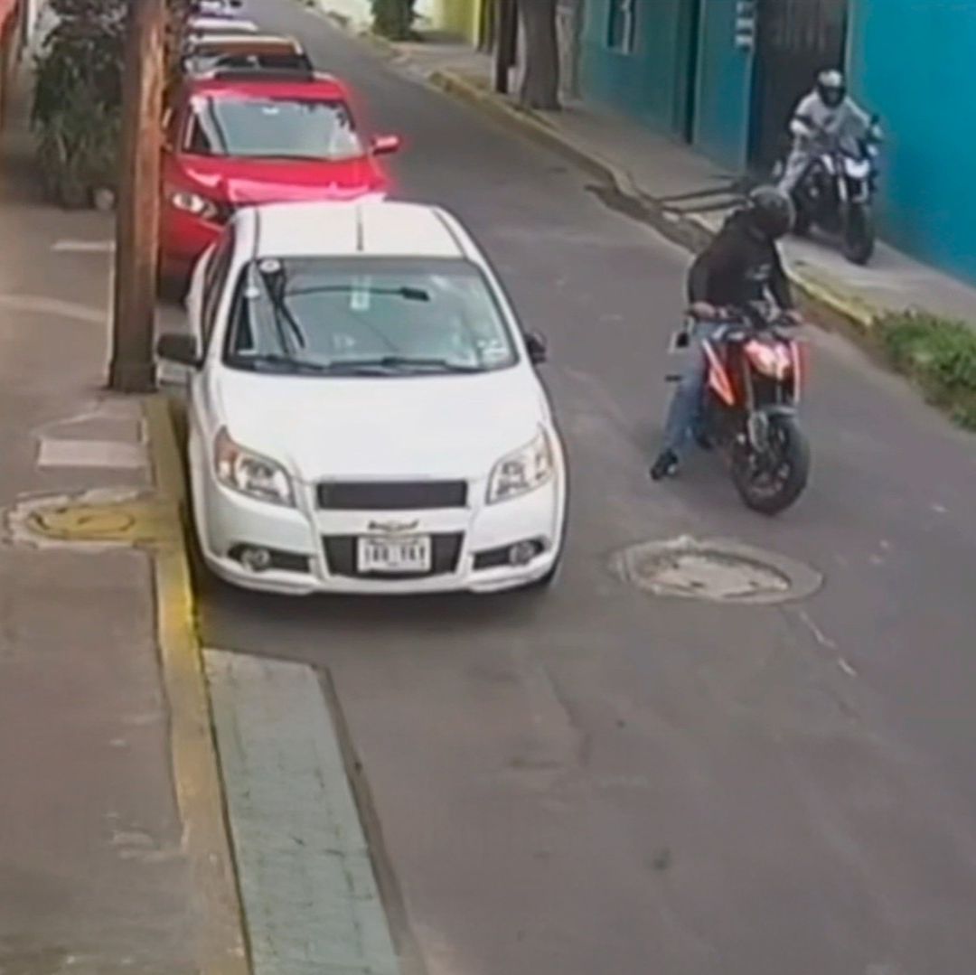 Motocicletas vulnerables en vía pública en CDMX