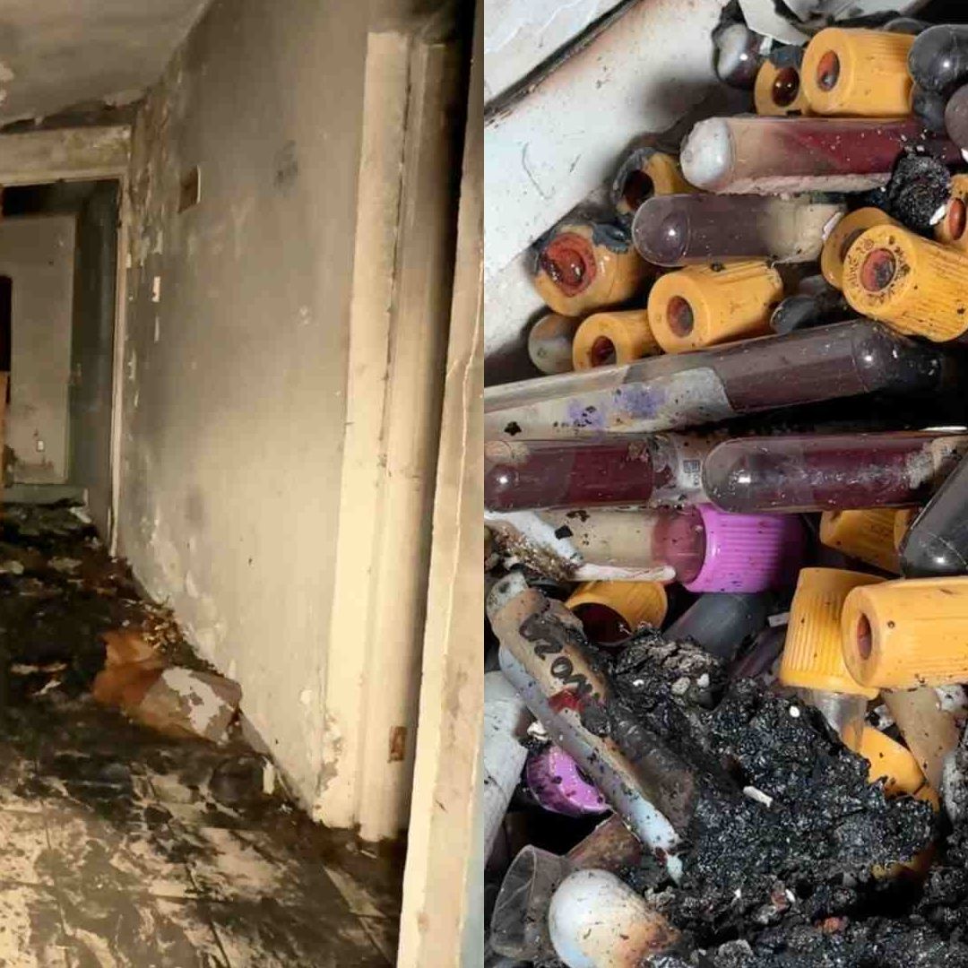 Se Incendia Laboratorio Abandonado en Colonia Ignacio Zaragoza Veracruz con Residuos Biológicos Peligrosos Muestras de Sangre