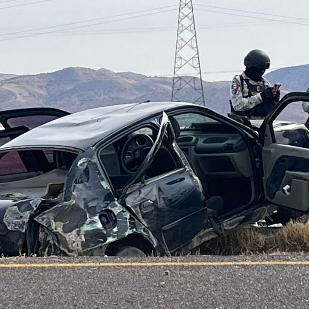 Accidente en la Carretera Chihuahua a Cuauhtémoc Deja Cinco Lesionados. Tres Son Menores