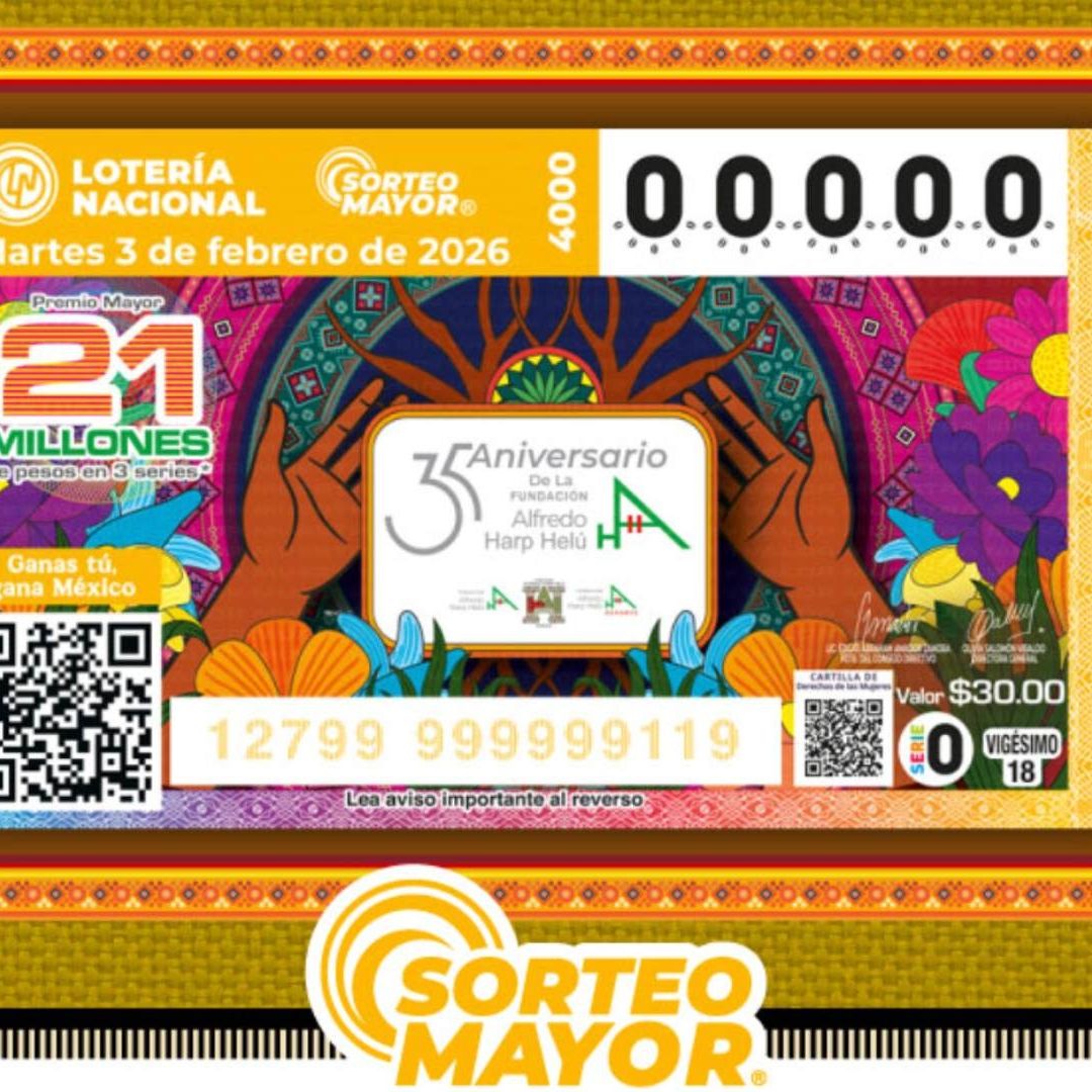 Ganadores Sorteo Mayor Lotería Nacional 3 de febrero 2026