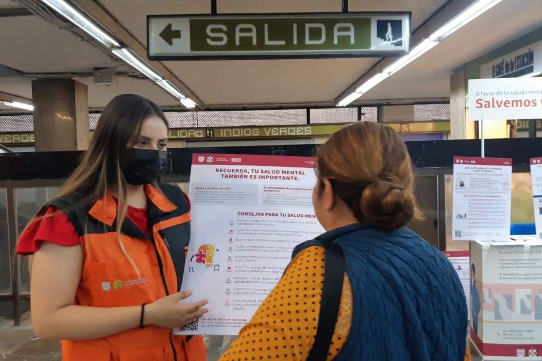 Conoce el programa de atención psicológica "Salvemos Vidas" del STC Metro de CDMX para prevenir el suicidio