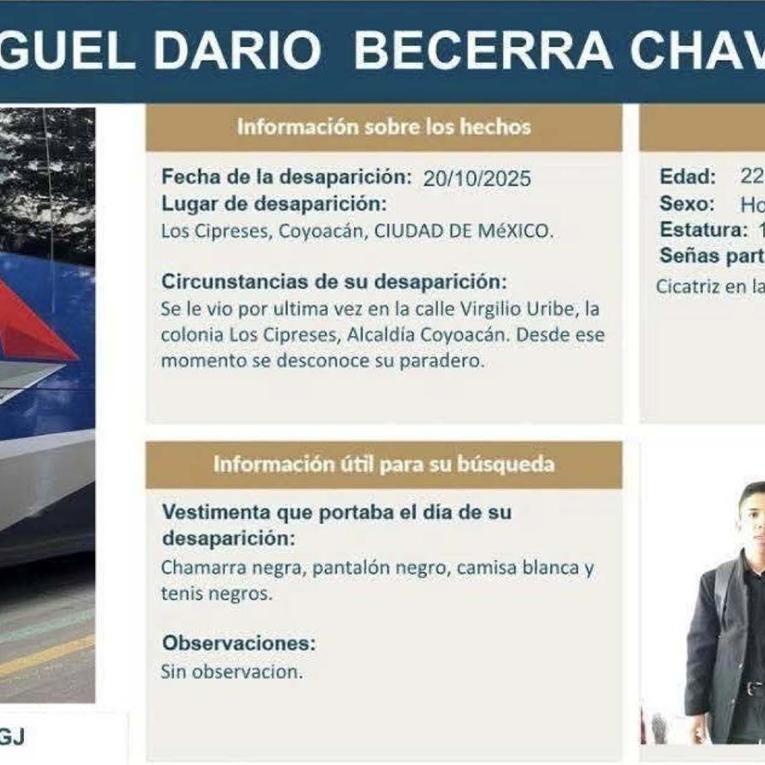 Familia Exige la Localización del Cadete Miguel Darío Becerra Chávez Desaparecido en Tamaulipas