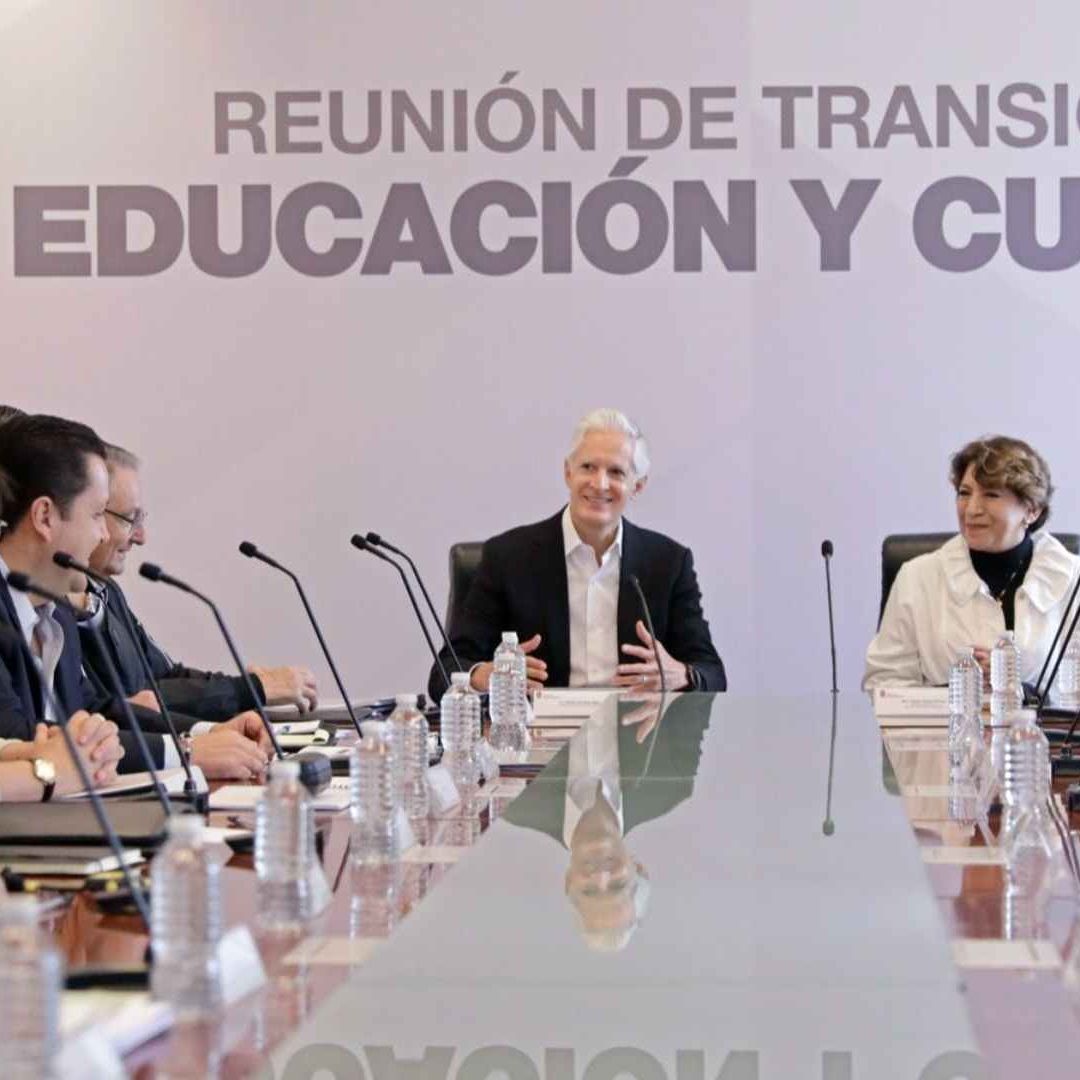 Los equipos de transición de Delfina Gómez y Alfredo del Mazo.