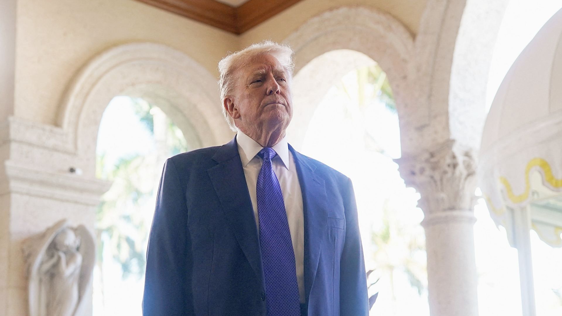 El presidente Donald Trump en Mar-a-Lago en Palm Beach, Florida, el 1 de febrero de 2026. Foto: Reuters
