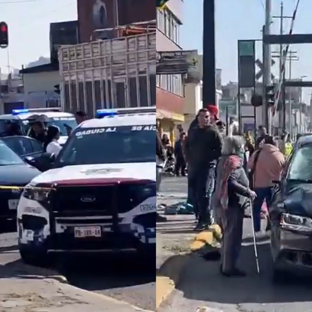 Muerto Hombre Atropellado Diagonal Defensores de la República Avenida Héroe de Nacozari Puebla