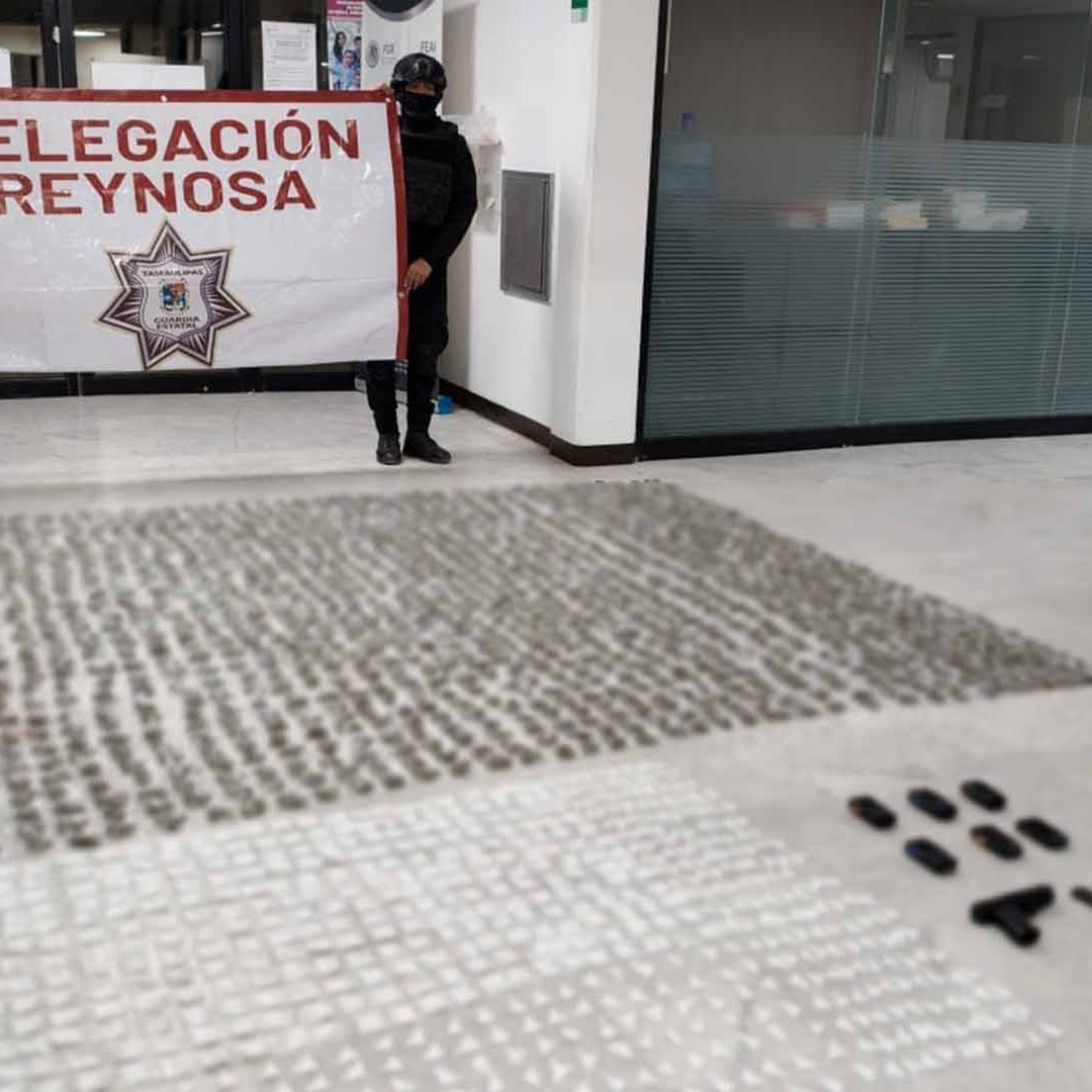 Persecución en Río Bravo Deja el Aseguramiento de Narcóticos y Un Arma de Fuego