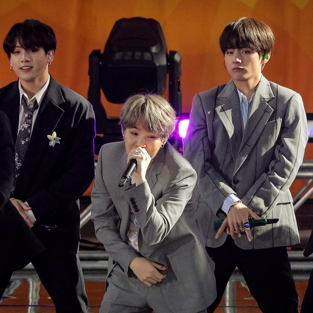 BTS en el programa ‘Good Morning America’, en Nueva York