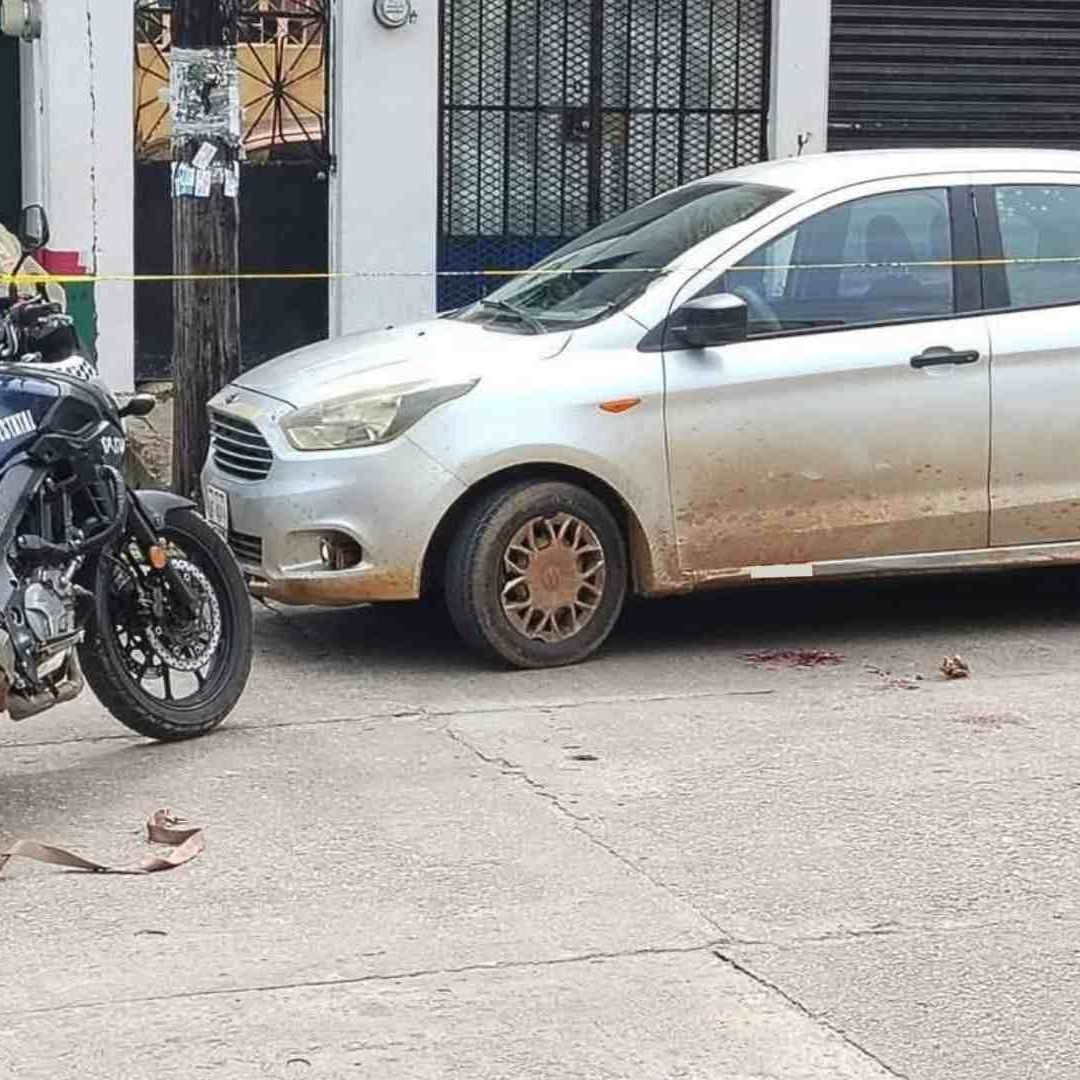 Sujeto es Herido de Bala al Salir de Banco por Intento de Asalto en Acayucan Veracruz