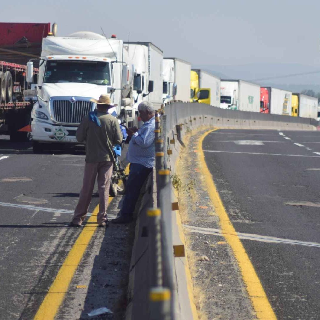 Bloqueos en carreteras de México hoy. Foto: Cuartoscuro